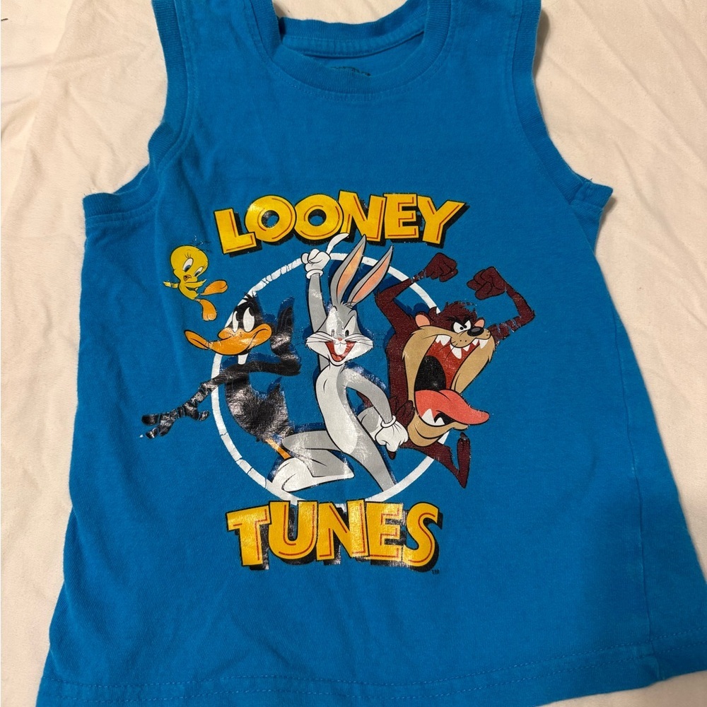 Warner Bros. Bright Blue Looney Tunes Character Tank